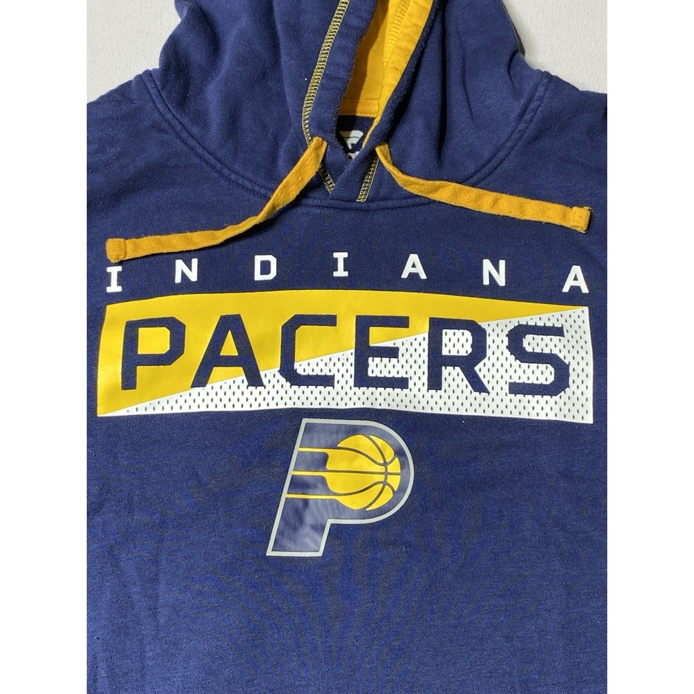 Indiana Pacers Fanatics Hoodie Mens Large Navy Gold NBA Pullover 2021 - Picture 2 of 9